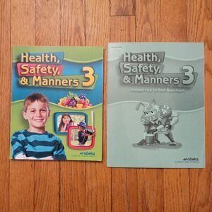 Abeka Grade 3 Health Safety & Manners Textbook and Answer Key Homeschool Set